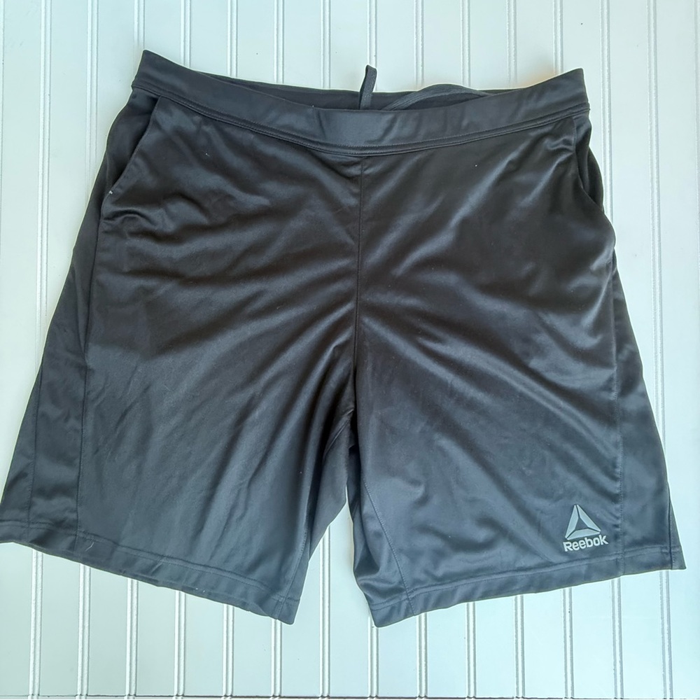 Reebok Men's Black Athletic Shorts